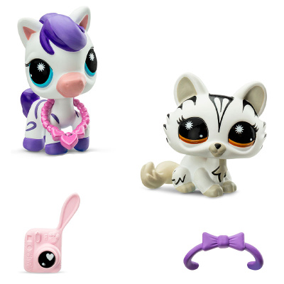 Игровой набор Littlest Pet Shop Кошка и Зебра Hasbro LPS 00709 1